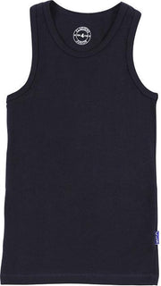 Claesen's Jongens Hemd tricot - Donkerblauw - Maat 128/134