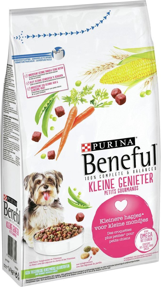 Beneful Kleine Genieter - Rund/Groente- Hondenvoer - 1