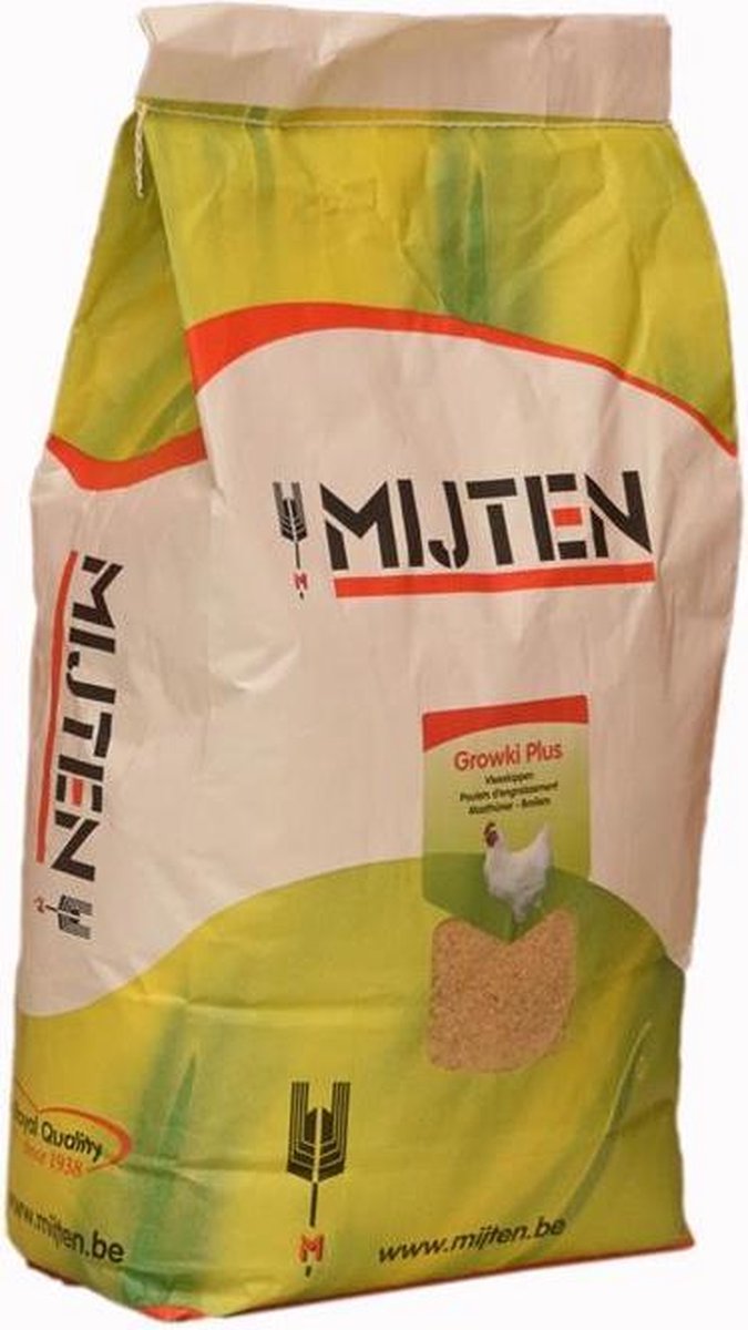 Kippenvoer - Vleeskippen - Growki plus - Meel 20 kg
