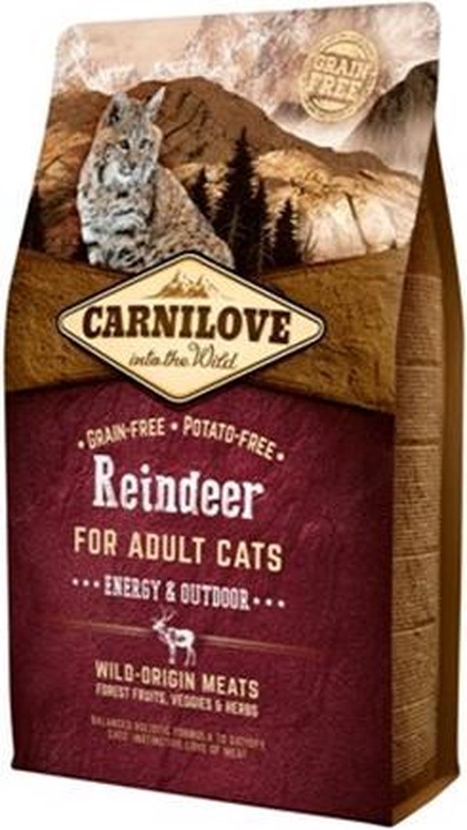 Carnilove reindeer energy / outdoor - 2 kg - 1 stuks