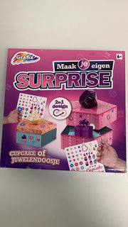 Maak je eigen Suprise - Cupcake of Juwelendoosje
