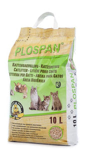 Plospan Houtkorrel Kattenbakvulling - 10 Ltr