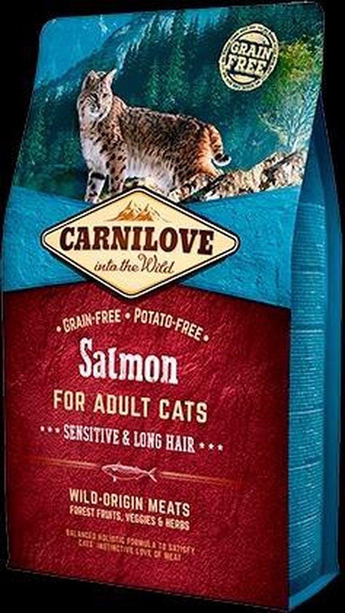Carnilove Zalm Sensitive & Long Hair 400g