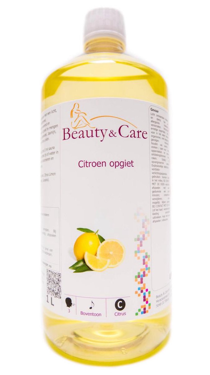 Beauty & Care - Citroen opgiet - 1 Liter - sauna geuren