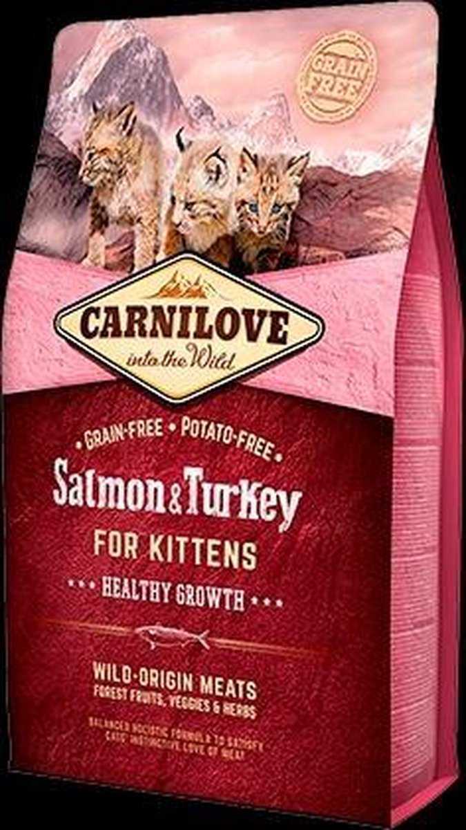 Carnilove Zalm & Kalkoen Kittens 400g