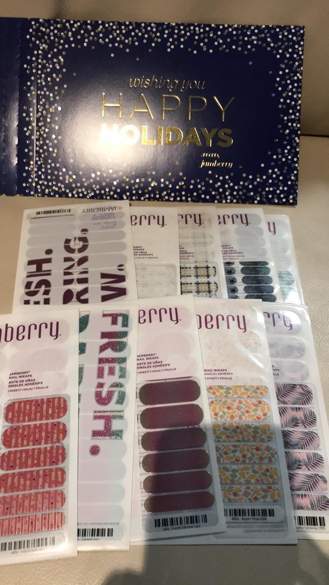jamberry-Nagel Stickers Set - Nagel Decoratie & Versiering Folie - 10 Sticker Vellen totaal 180 stickers. (7)