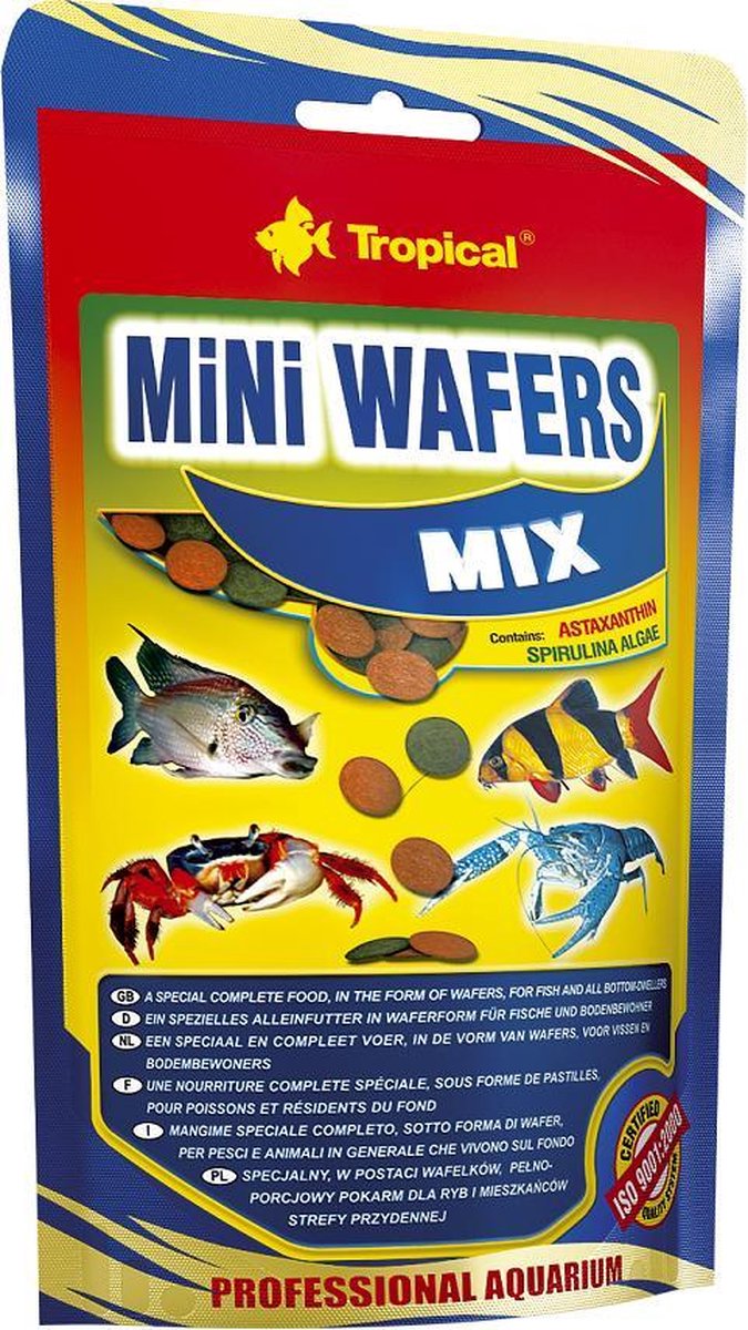 Tropical Mini Wafer Mix 90gr