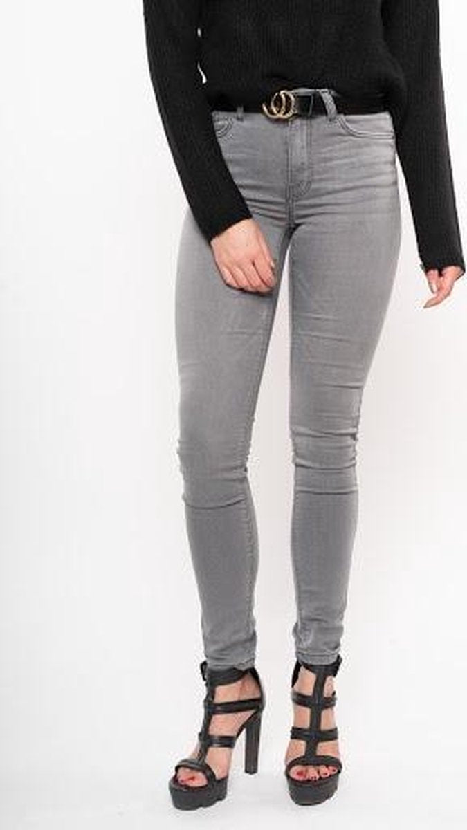 Jacqueline de Yong Jeans Licht-Grijs Lengte 34