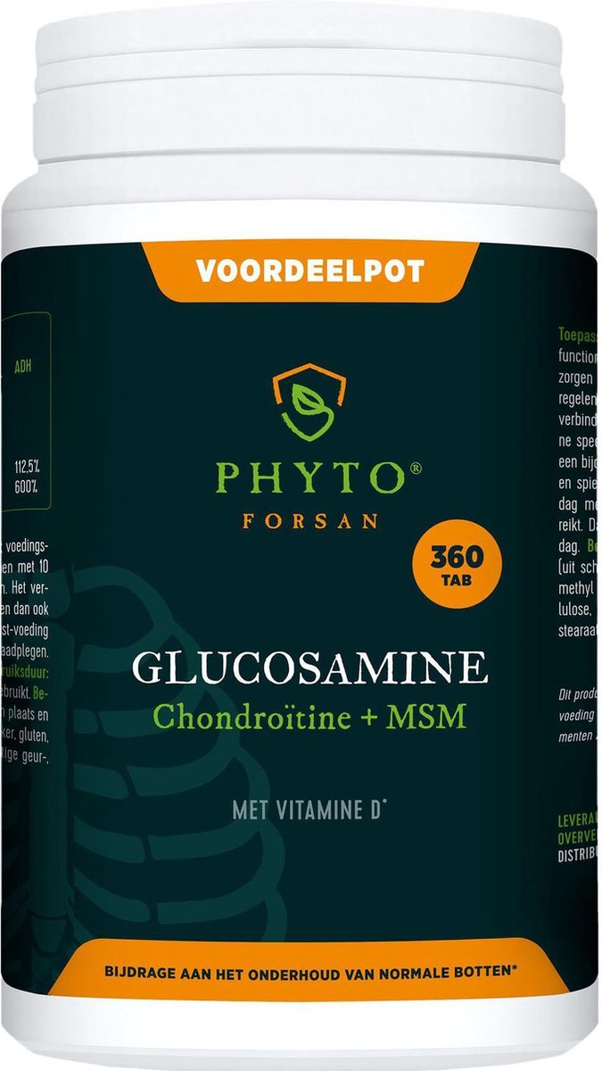 Glucosamine Chondroitine en MSM maxiverpakking 360 tabletten