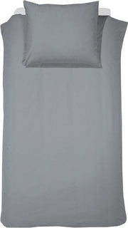 Dekbedovertrekset katoen 120 x 150 (95) grey uni Damai