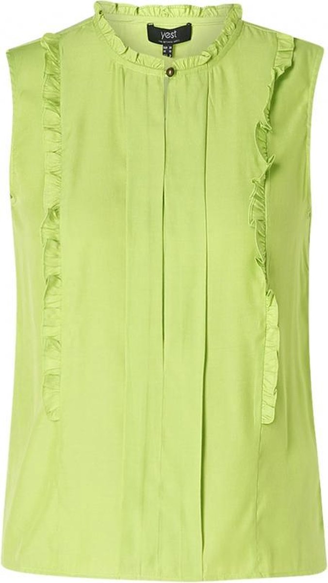 YESTA Hedi Top - Lime - maat 1(48)