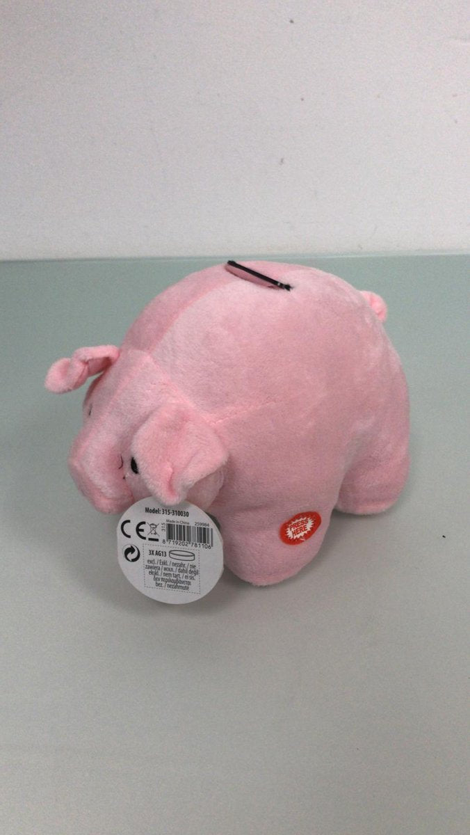 Spaarpot knuffel varken - Roze