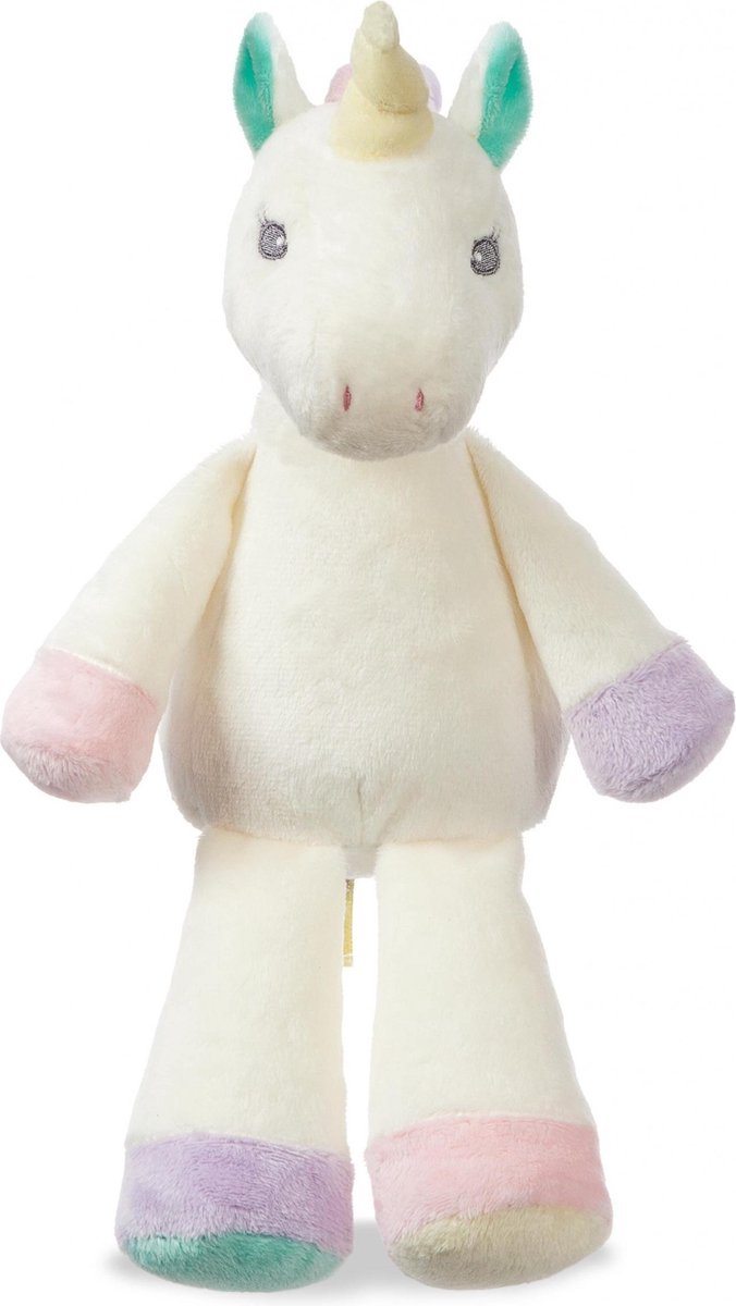 Aurora Knuffel Lil' Sparkle Baby Unicorn Crème 35