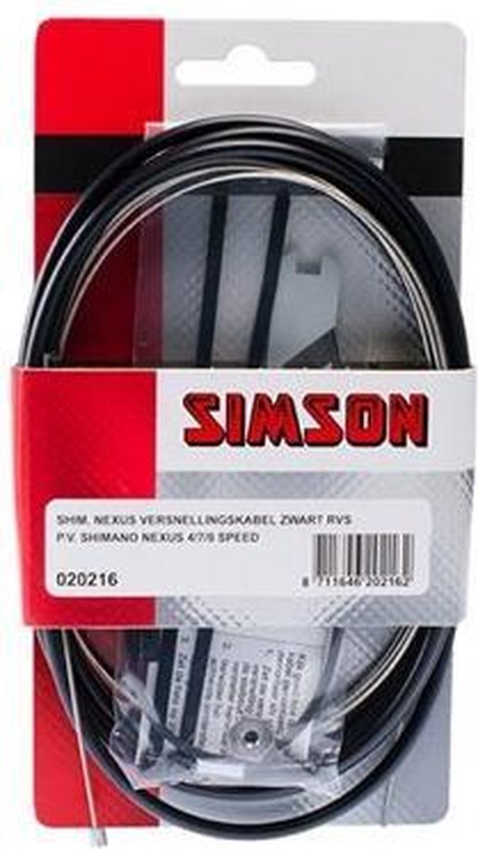 Versnellingskabel Simson nexus zwart