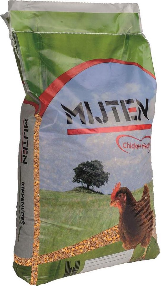 Kippenvoer - Graanmengeling met hele mais - Mijten 20 kg