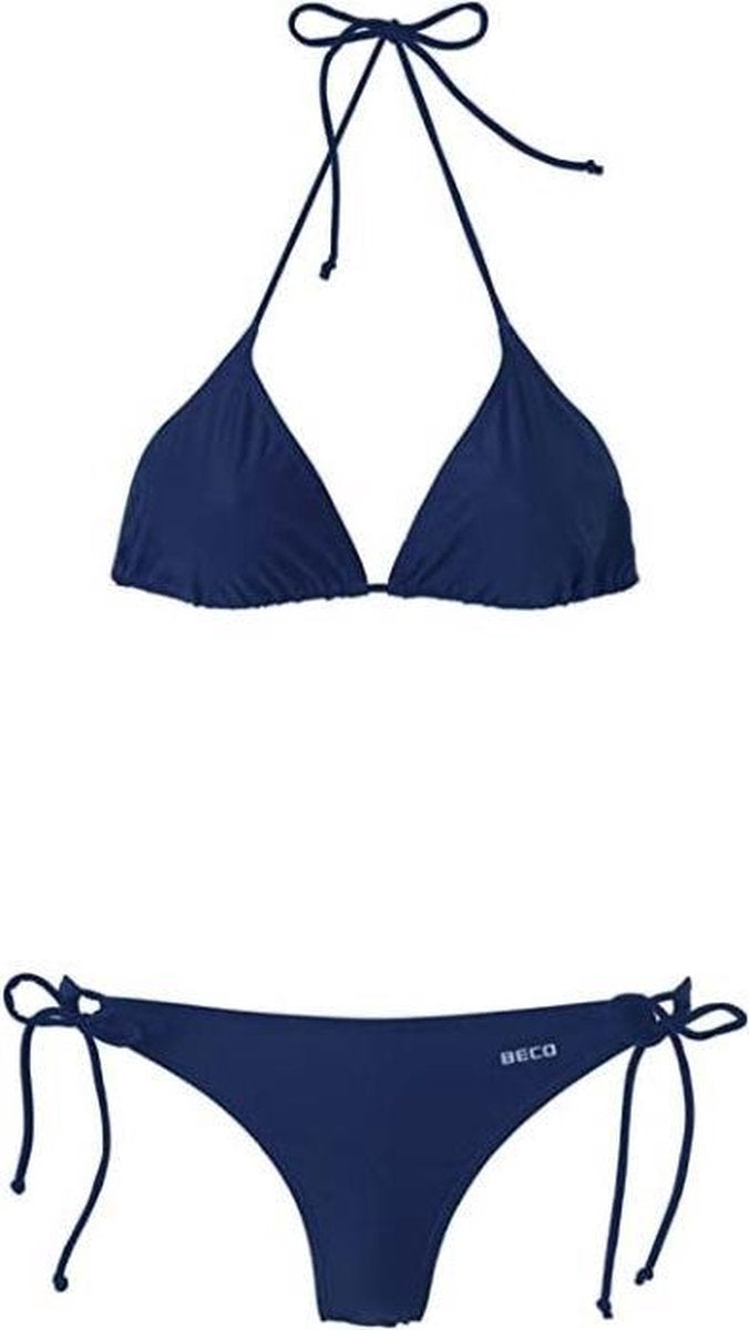 Beco Triangelbikini Dames Polyamide/elastaan Donkerblauw Mt 42