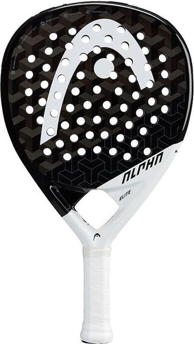 HEAD Padelracket Graphene 360+ Alpha Elite - zwart/wit
