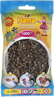 Hama 207-12 Bag 1000 Beads Brown