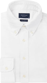 Overhemd The Knitted Shirt Garment Dyed Wit (PP0H0A1202)N