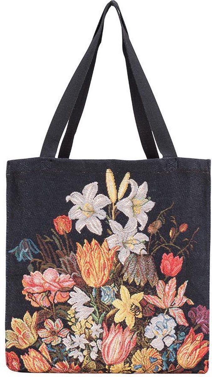 Signare Boodschappentas groot - Stilleven – Ambrosius Bosschaert de Oude