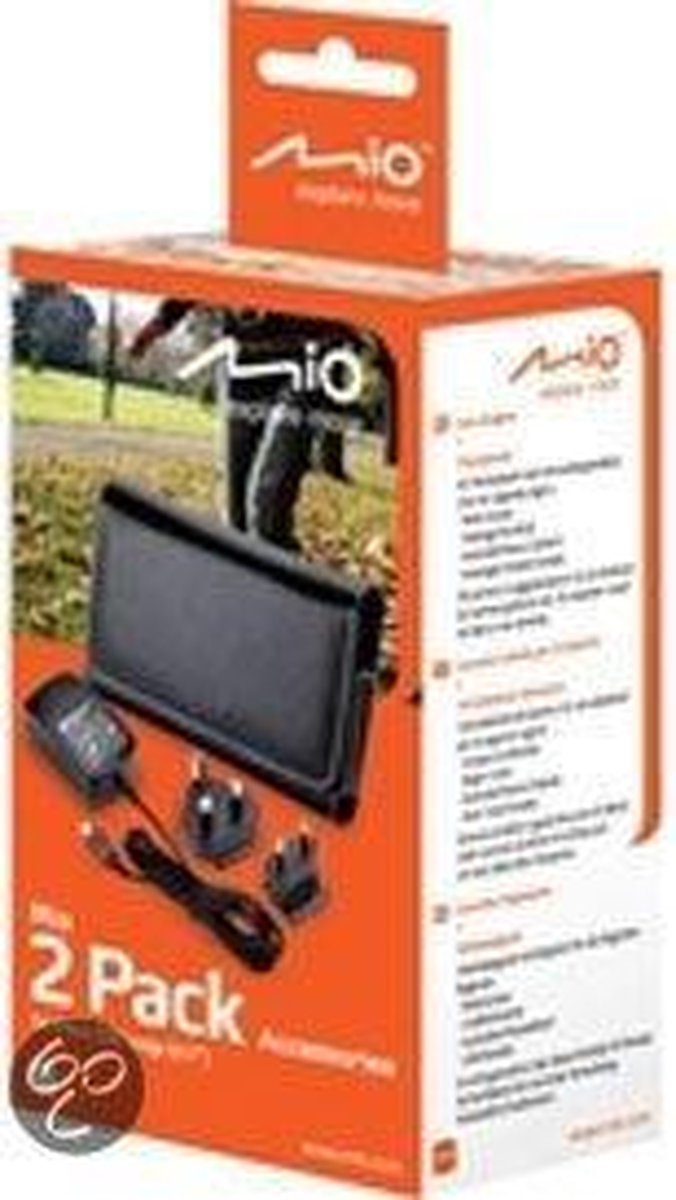 Mio Duo pack: carry case + home charger for Moov 200