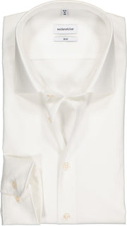 Seidensticker overhemd slim off white