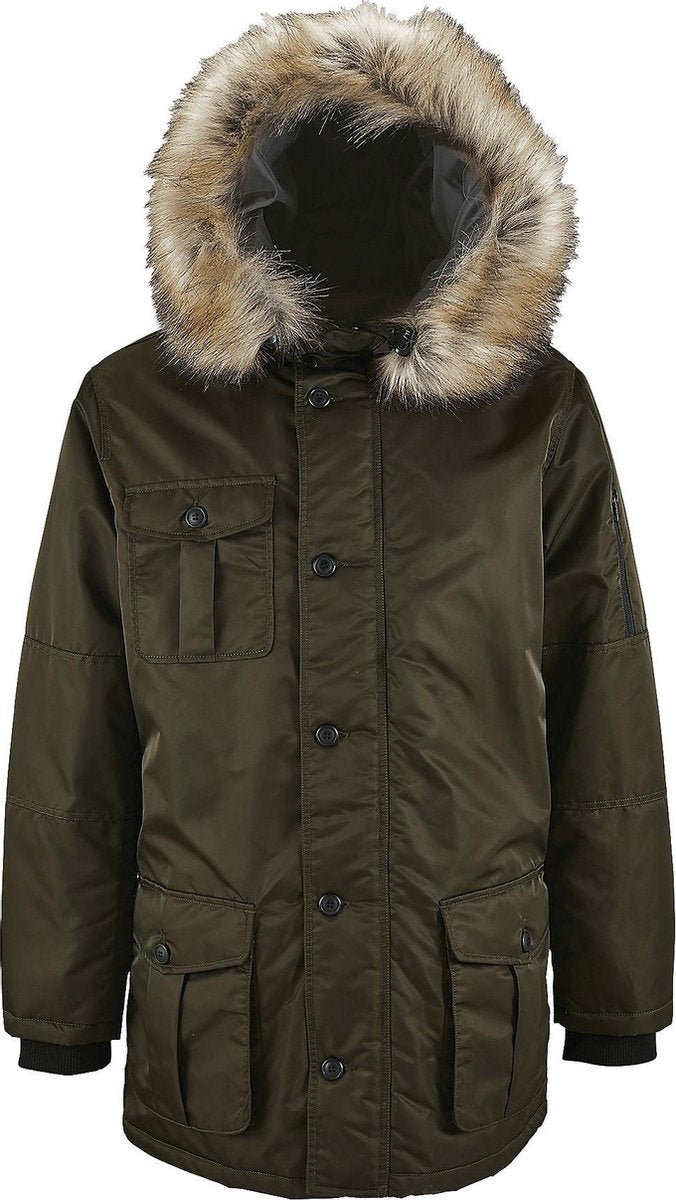 Senvi Men's Parka - Water & Winddicht - Maat S - Kleur Umber