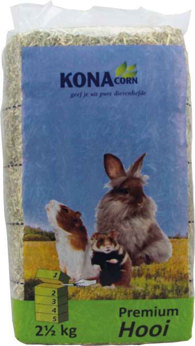 HOOI 4x 2.5 KG KONACORN totaal 10 kg