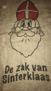De zak van Sinterklaas - jute zak 60 x 110 cm