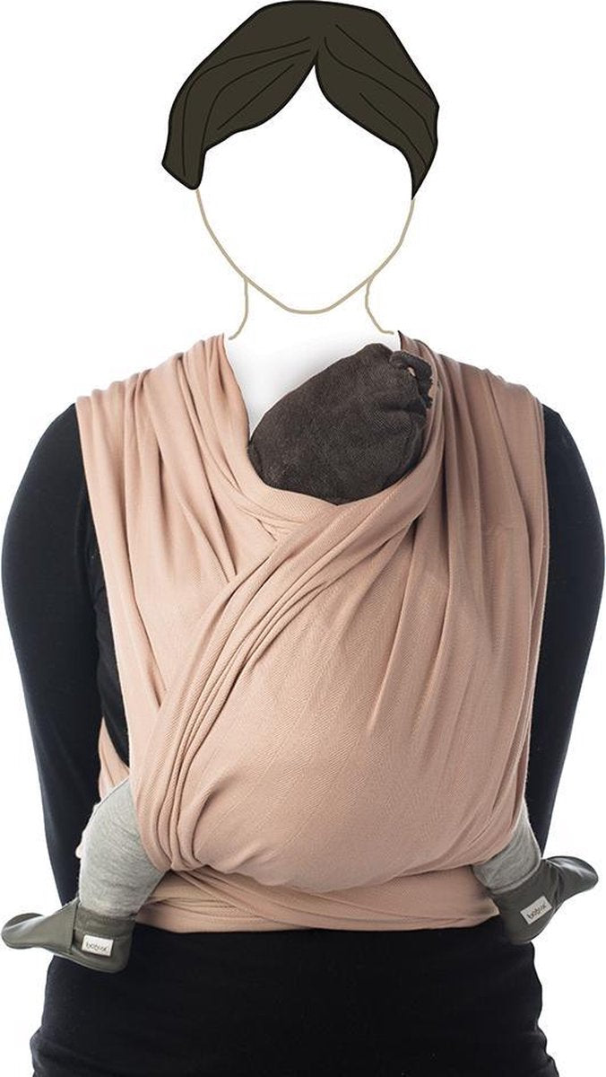 Babylonia BB SLEN Draagdoek Baby - 490 cm - Rose Dust