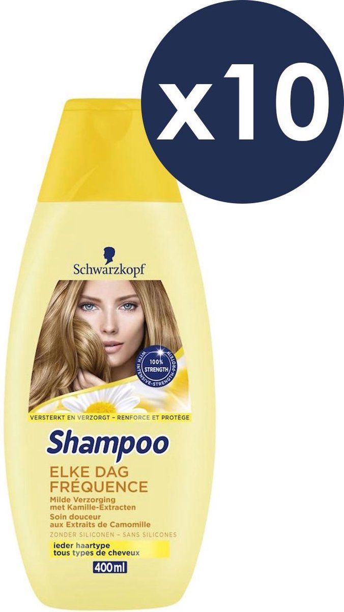Schwarzkopf - Shampoo - Elke Dag - 10 x 400 ML - voordeelverpakking - alle haartypes