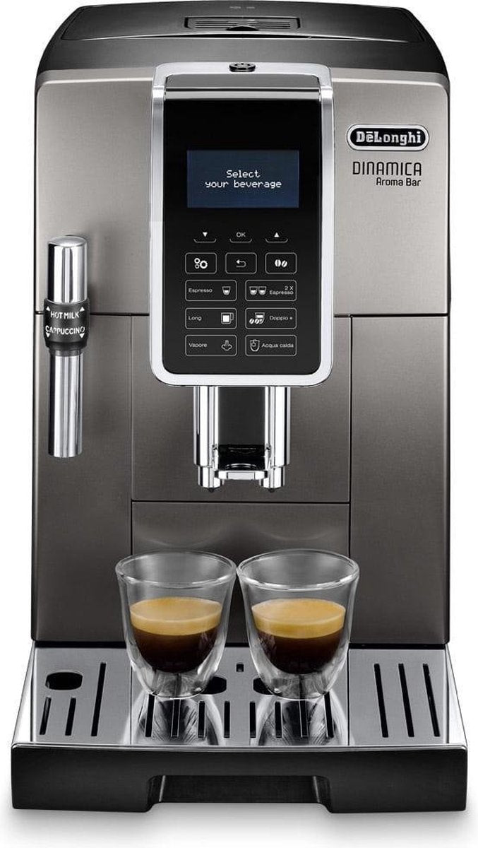 DeLonghi Dinamica Ecam Dinamica Aroma Bar ECAM359.37.TB Aanrechtblad Espressomachine 1
