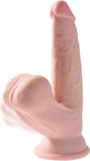 King Cock Plus Realistische Dildo Met Bewegende Balzak - 26 cm