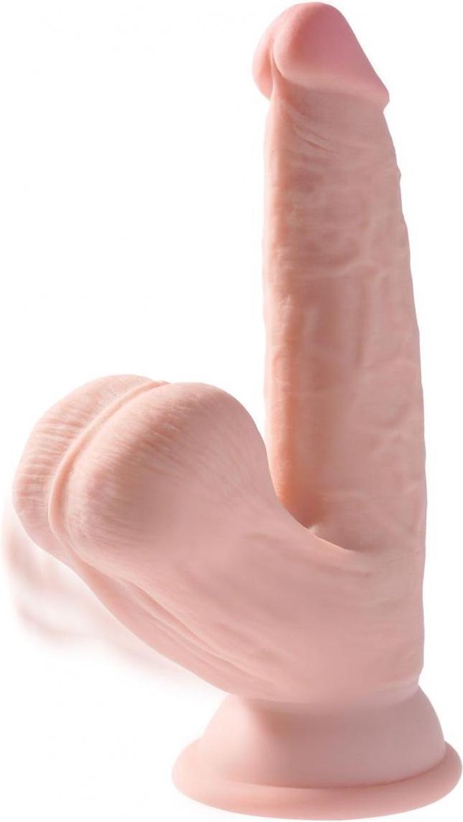King Cock Plus Realistische Dildo Met Bewegende Balzak - 26 cm