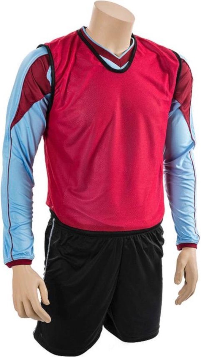 Precision Trainingshesje Bib Lang Polyester Rood 2-3 Jaar