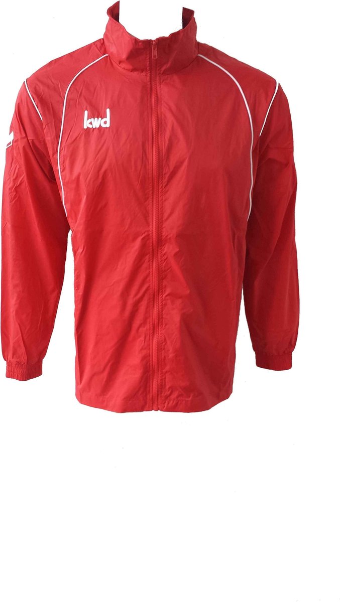 KWD Windbreaker/jas Victoria - Rood/wit - Maat XXS