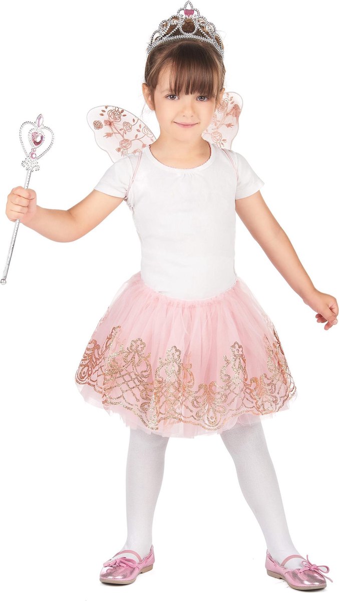 Great Pretenders Rose Gold Tutu/Wings / 4-7 years