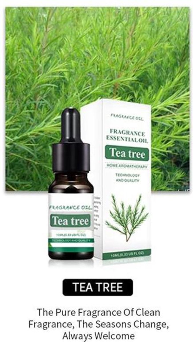 DW4Trading® Essentiële etherische geur olie Tea tree