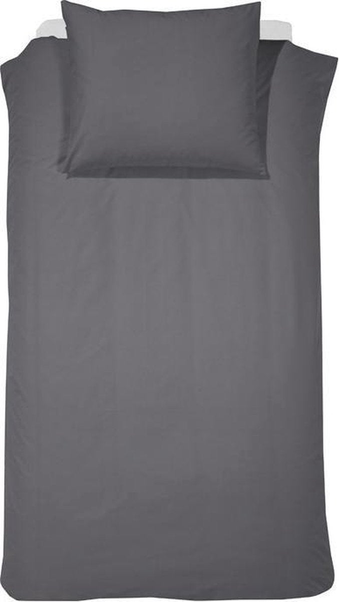 Damai - Kinderdekbedovertrek - Katoen - 100x135 cm - Anthracite