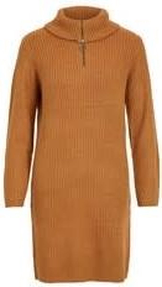 Objrachel L/s Knit Dress Noos 23034742 Chipmunk