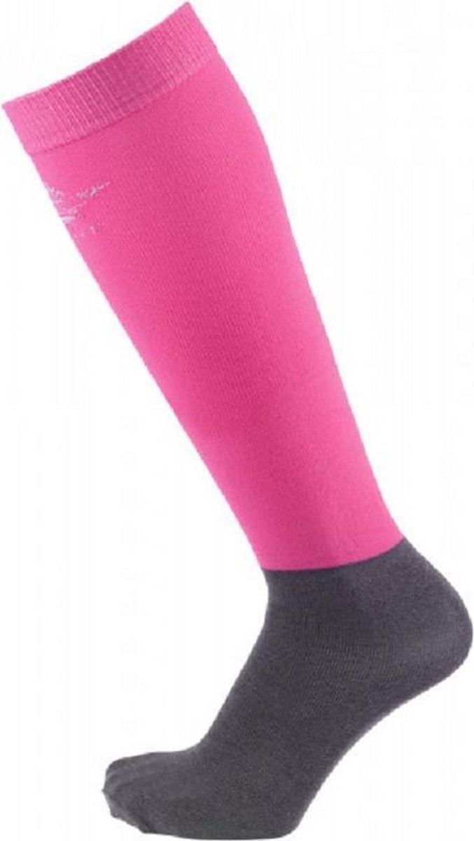 Rijsokken set van 3 paar roze maat 29-35