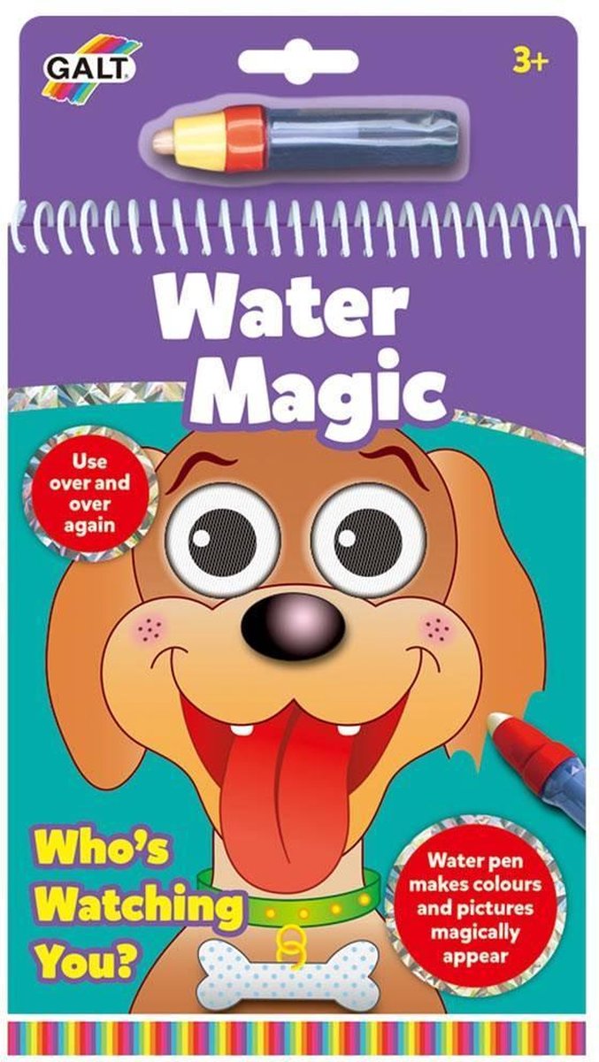 Kleuren met water - Watermagie - Wie kijkt er naar je