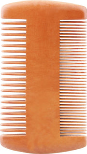 Velihan- Baardkam- Baardkam hout- Baard verzorging- Voor na gebruik van Baard Olie en Balsem