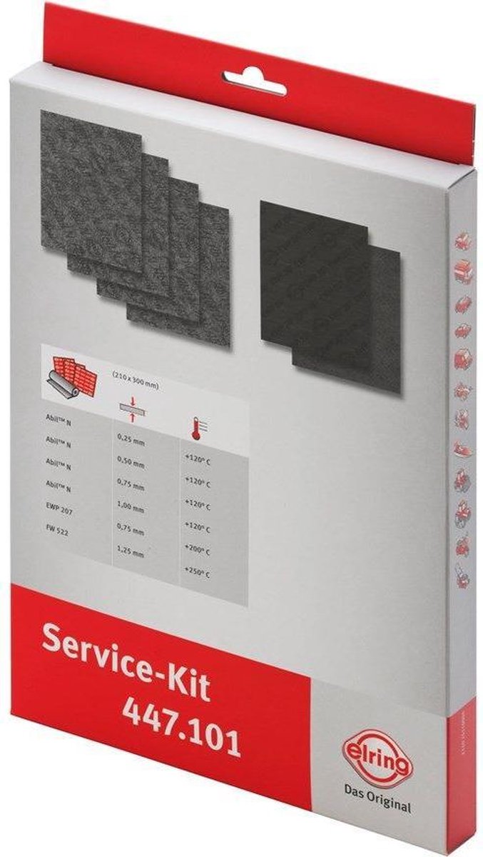 Elring - Pakkingpapier - A4 - pakkingplaatset - 6dlg
