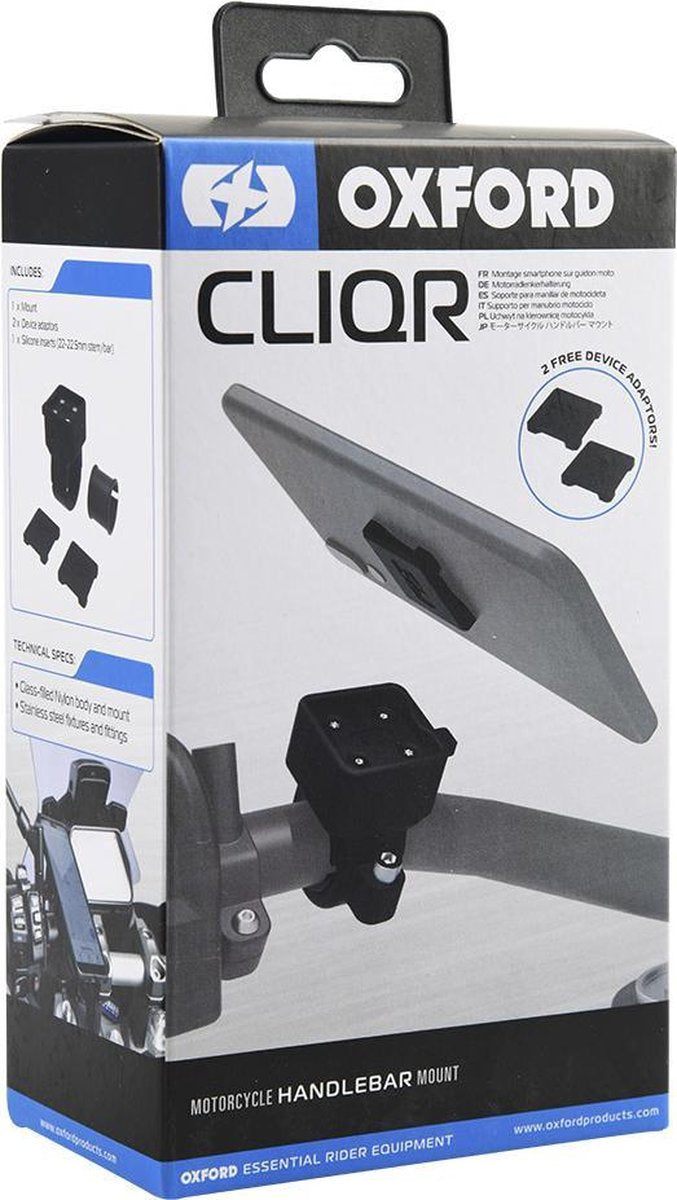 Oxford CliqR Telefoonhouder Motor / Scooter met klem