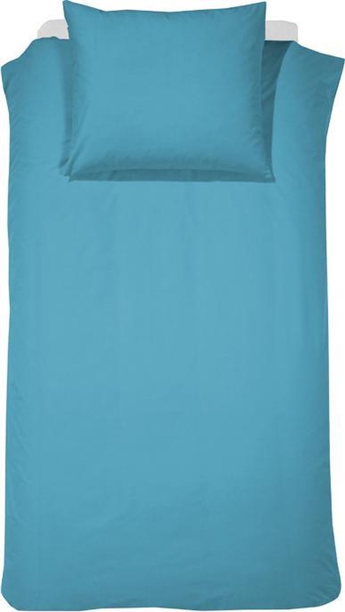 Damai - Kinderdekbedovertrek - Katoen - 100x135 cm - Turquoise