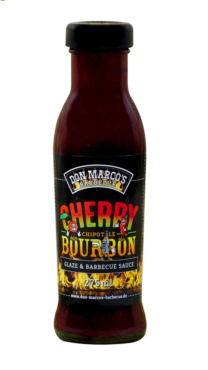 Don Marco's Cherry Chipotle Bourbon - Glaze & BBQ saus - 275ml