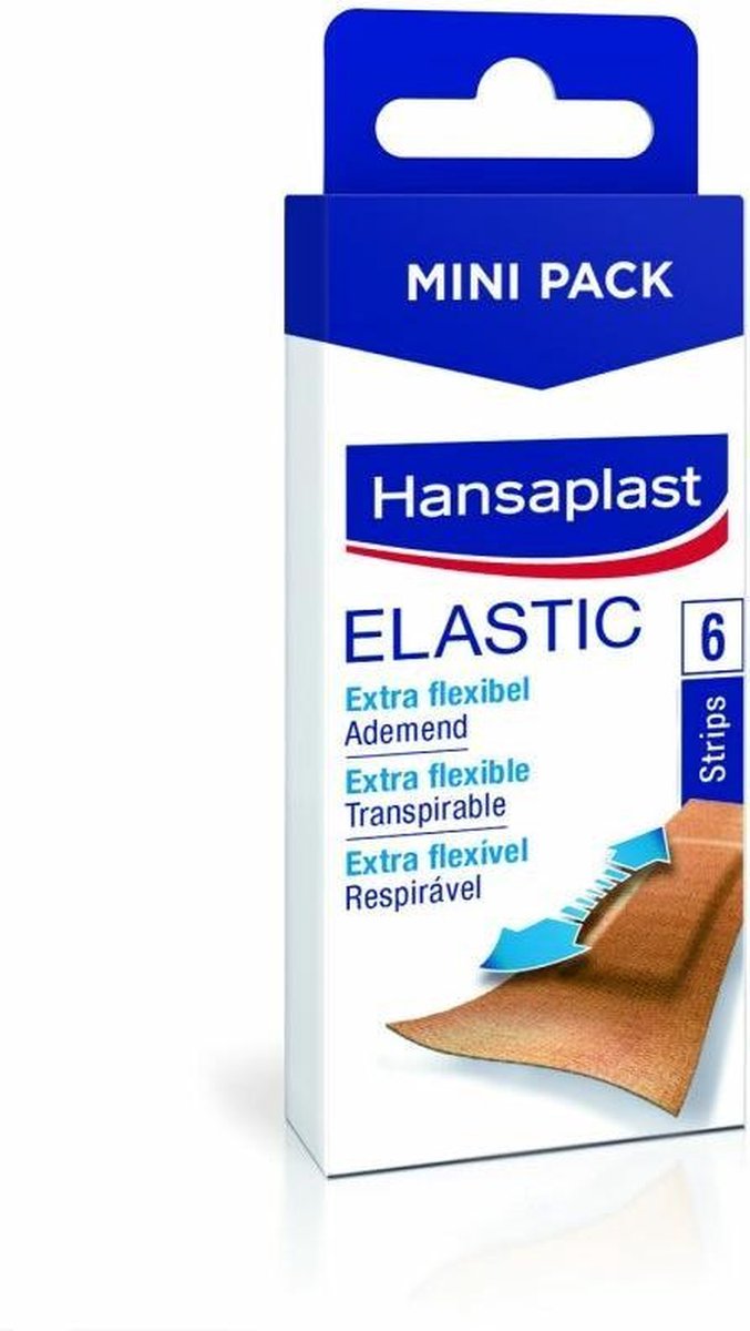 Hansaplast Pleisters - Elastic Mini Pack 6 stuks