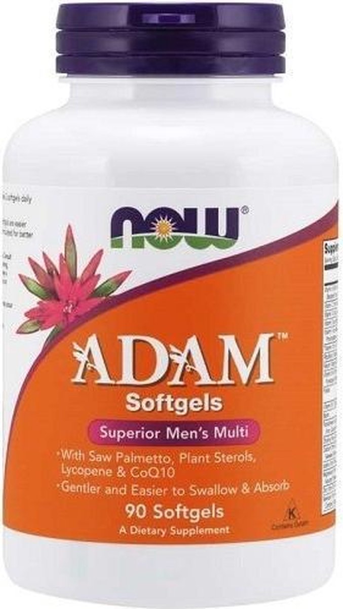 Supplementen - Now Foods ADAM 90 Softgels Multivitamine voor mannen