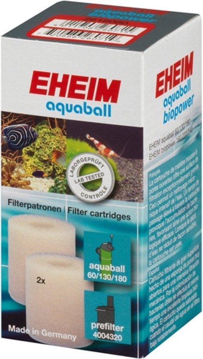 Eheim Filterpatroon Aquaball 60-180 Biopower 160-240